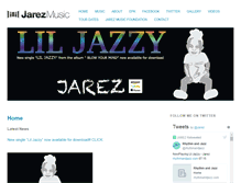 Tablet Screenshot of jarezmusic.com